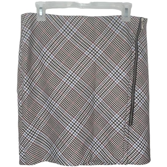 White House Black Market Multi Colored Plaid Short Pencil Skirt Women’s … - Picture 1 of 9